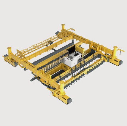 Slip Form Concrete Road Paver